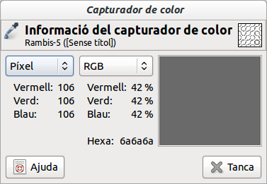 Color Picker Information Window