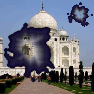 Example for the ”Stain” filter