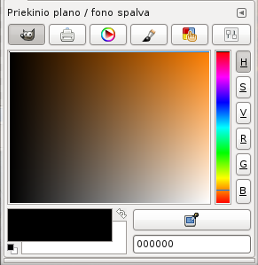 GIMP Color Selector