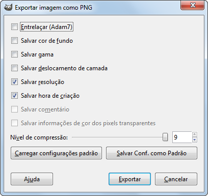 The “Export Image as PNG” dialog