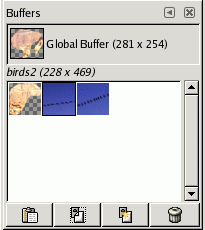 The Buffers dialog (Grid View)