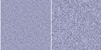Пример влияния длины шума на текстуру