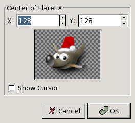 FlareFX filter options