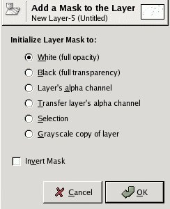 The Add Layer Mask dialog