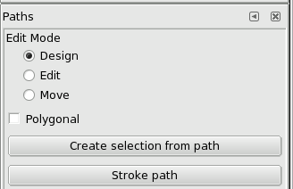 Path tool options