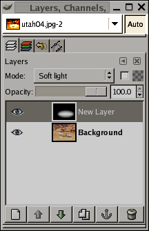 A dock with an Image Menu highlighted