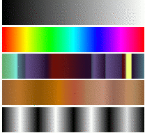 Some examples of GIMP gradients.