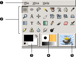 Captura de pantalla de la caja de herramientas