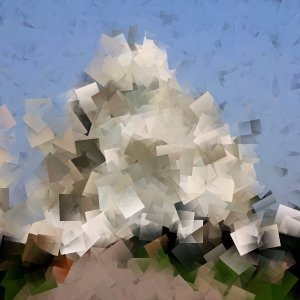 Exemple pour le filtre Cubisme