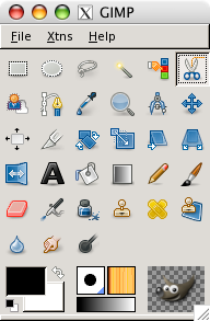Intelligent Scissors tool icon in the Toolbox.