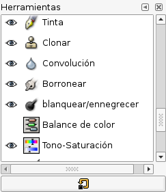 The Tools dialog