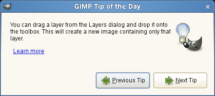 «Tip of the Day»Dialog window