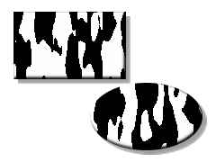 Exemple del filtre Pell de vaca