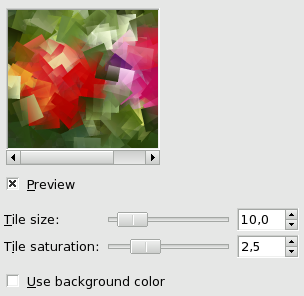 Cubism filter options