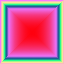 四角形; 形状広がりグラデーションの例