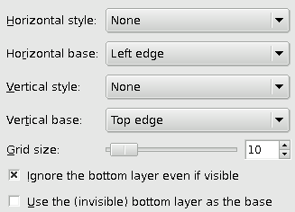 The Align Visible Layers dialog
