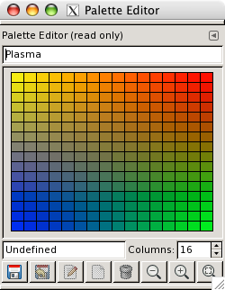 Editor palety