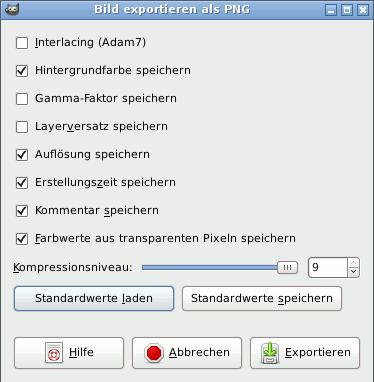 The „Export Image as PNG“ dialog
