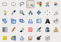 Fuzzy Select tool icon in the Toolbox