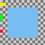 Horizontal “Collect” alignment (on the edge of the canvas)