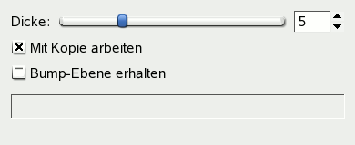 Eigenschaften des Filters „Rand abschrägen“