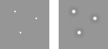 Farbverfälschung durch Überschärfen (Schwarze-Augen-Effekt)