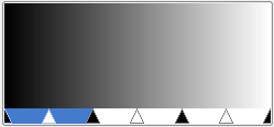 Gradient with three segments