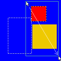 Align using rubber-band box