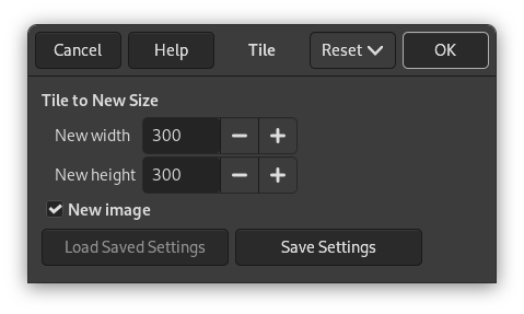 ”Tile” filter options