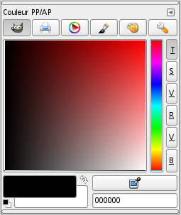 GIMP Color Selector