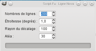 Options de « Ligne Nova »