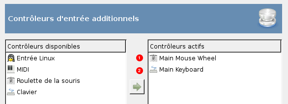 Input Controllers Preferences