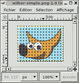 Image avec la grille par défaut