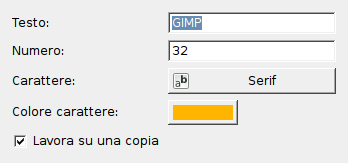 Opzioni di «Pellicola»