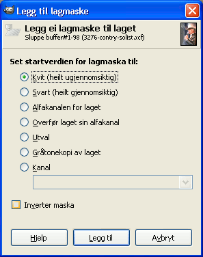 Dialogvindauget for «Legg til lagmasker…»