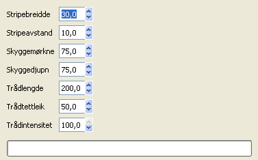 Innstillingane for filteret «Vevnad»