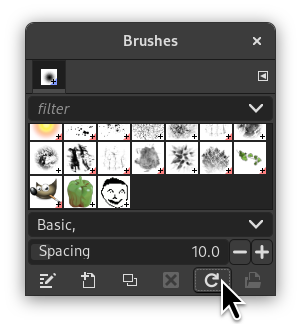 Steps to create a brush