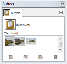 O diálogo de Buffers (visão em grade)