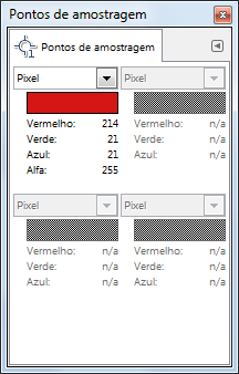 Diálogo de pontos de amostragem