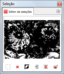 A janela de diálogo do comando “Editor de seleções”