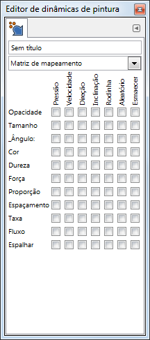 Paint Dynamics Editor dialog