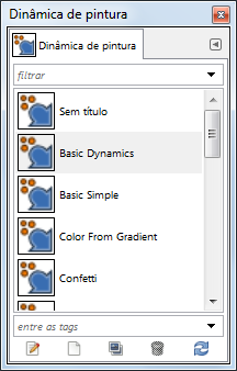 The Paint Dynamics Dialog