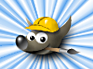 La imatge del Wilber (la mascota del GIMP) oberta en mode RGBA