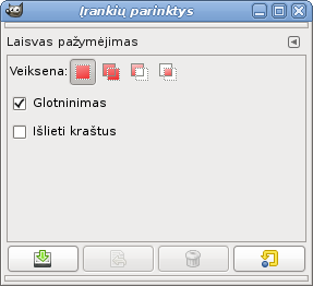 Tool Options Dialog