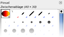Ein neuer Pinsel aus der Zwischenablage