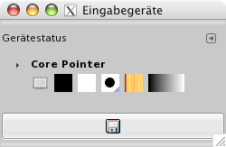 Ansicht des Dialoges „Gerätestatus“