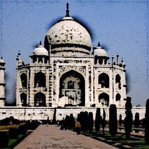 Anwendungsbeispiel für das Filter „Cartoon“