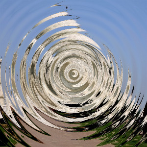 Anwendungsbeispiel für das Filter »Wellen«