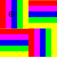 Originalbilder für die Ausrichtungsbeispiele