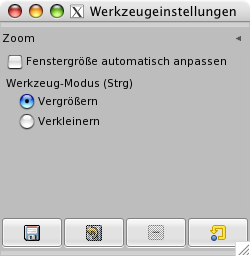 Der Werkzeugeigenschaften-Dialog